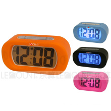 Reloj del escritorio del silicio Digtal LCD con la alarma y las funciones del Snooze (LC978)